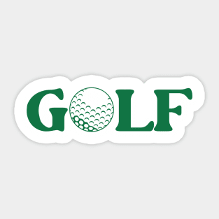 Golf Sticker